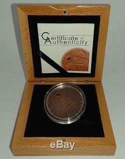 Cook Islands 2009 5$ 400th ANNIVERSARY Of THE OBSERVATION OF MARS Silver Coin