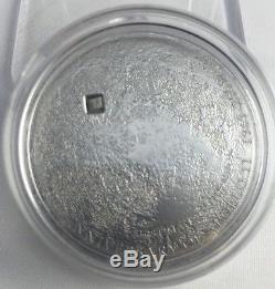Cook Islands 2009 Fly Me To The Moon Silver Meteorite NWA 4881 + COA 925 silver