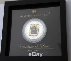 Cook Islands 2009 Masterpieces of Art series MONA LISA special edition