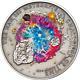 Cook Islands 2010 5$ HAH 280 Antique finish Silver Coin Real Meteorite Insert