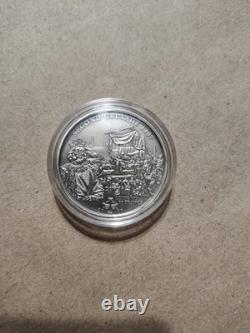 Cook Islands 2010 5$ History of the Crusades SECOND CRUSADE Silver Coin