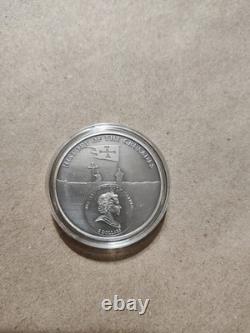 Cook Islands 2010 5$ History of the Crusades SECOND CRUSADE Silver Coin