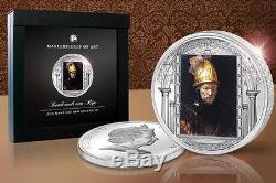 Cook Islands 2010 Masterpieces of Art Rembrandt Van Rijn 3 Oz Silver Proof Coin
