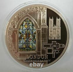 Cook Islands 2011 $10 WINDOWS OF HEAVEN Westminster London 50 g Silver Coin