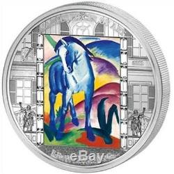 Cook Islands 2011 20$ Masterpieces of Art FRANZ MARC BLUE HORSE 3 Oz Silver Coin