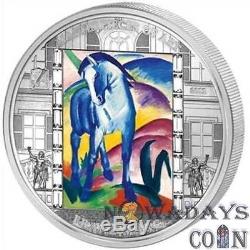 Cook Islands 2011 20$ Masterpieces of Art FRANZ MARC BLUE HORSE 3Oz Silver Coin