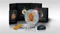 Cook Islands 2011 $20 TUTANKHAMUN Masterpieces of Art 3Oz Proof Silver Gold Coin