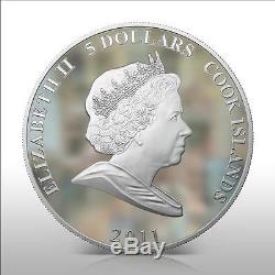 Cook Islands 2011 $5 Cartoon Cheburashka 1Oz Silver Coin LIMITED MINTAGE-2000