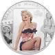 Cook Islands 2011 $5 MARILYN MONROE Silver Coin with real Dimond