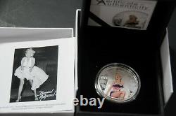 Cook Islands 2011 $5 MARILYN MONROE Silver Proof Coin with real Diamond