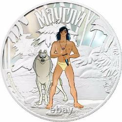 Cook Islands 2011 5 x 5$ Adventure of Mowgli Cartoon Set 5 x 1oz Silver