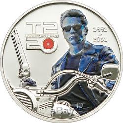 Cook Islands 2011 TERMINATOR Judgment Day 3 Coin Set Large Silver Proof 5$ -Box