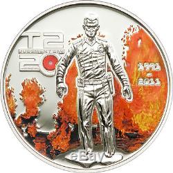 Cook Islands 2011 TERMINATOR Judgment Day 3 Coin Set Large Silver Proof 5$ -Box