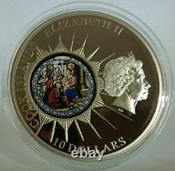 Cook Islands 2012 $10 WINDOWS OF HEAVEN St. Catherine Bethlehem 50 g Silver Coin