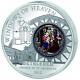 Cook Islands 2012 10$ WINDOWS OF HEAVEN St. Catherine's Bethlehem Silver Coin