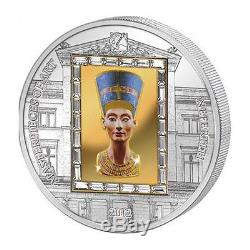 Cook Islands 2012 20$ Masterpieces Of Art The Bust Of Nefertiti Silver Coin