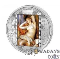 Cook Islands 2012 20$ Renoir Masterpieces of Art Sleeping Bather 3Oz Silver Coin