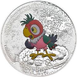 Cook Islands 2012 5$ Return of Prodigal Parrot Kesha 1Oz Silver Coin MINTAGE1000