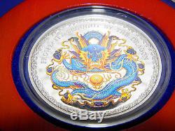 Cook Islands 2012 5$ The Year of the Dragon Prosperity 1 Oz Silver Proof coin