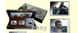 Cook Islands 2012 $5 WAR AND PEACE Leo Tolstoy 3 x 1 Oz Silver Proof Coin Set