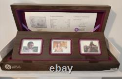 Cook Islands 2012 $5 WAR AND PEACE Leo Tolstoy 3 x 1 Oz Silver Proof Coin Set