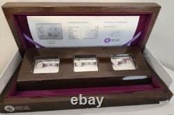 Cook Islands 2012 $5 WAR AND PEACE Leo Tolstoy 3 x 1 Oz Silver Proof Coin Set