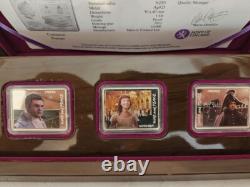 Cook Islands 2012 $5 WAR AND PEACE Leo Tolstoy 3 x 1 Oz Silver Proof Coin Set