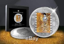 Cook Islands 2012 Masterpieces of Art Gustav Klimt Adele 3 Oz Silver Proof Coin