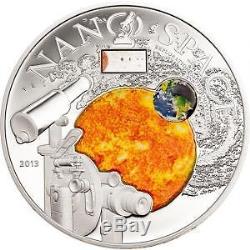 Cook Islands 2013 10$ NANO SPACE Exploration of Universe Silver Coin