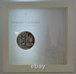 Cook Islands 2013 $10 WINDOWS OF HEAVEN Chartres Cathedral 50 g Silver Coin