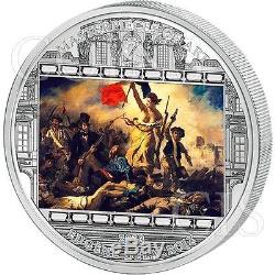 Cook Islands 2013 20$ Liberty Leading the People Delacroix MoA 3oz Proof Ag Coin