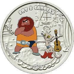 Cook Islands 2013 Cartoon Soyuzmultfilm Puss in Boots 1 Oz Silver Coin