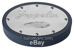 Cook Islands 2013 Zeppelin Rigid Airship $50 5 Oz Silver Proof Mother of Pearl
