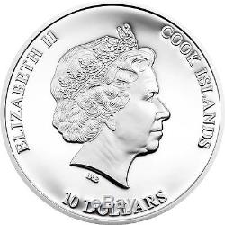 Cook Islands 2014 10$ Nano Sea Depths of the Sea 50g Silver Proof Coin
