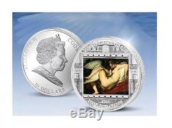 Cook Islands 2014 $20 Masterpieces of Art Rubens Leda and Swan 3oz Silver Coin