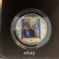 Cook Islands 2014 $20 Philippe de Champaigne The Annunciation 3oz silver Cook Islands 2014 $20 Philippe de Champaigne The Annunciation 3oz silver