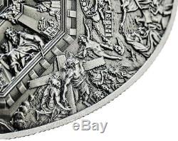 Cook Islands 2014 5$ Nano Florence Cathedral Ceilings of Heaven Silver Coin 999