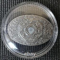 Cook Islands 20145$ Florence Ceilings of Heaven NANO LAST JUDGMENT Silver Coin