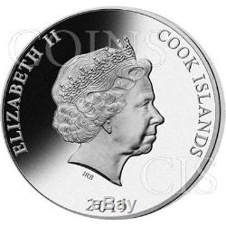 Cook Islands 2015 25$ Lunar GOAT 5oz with Mother of Pearl Proof Silver Coin