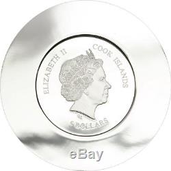 Cook Islands 2015 $5 Murrine Millefiori Glass Art 20g Silver Proof Coin UNIQUE