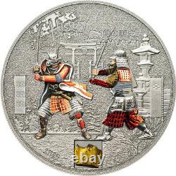 Cook Islands 2015 History of Samurai $5 Proof Silver Coin 1 Oz Armor Insert