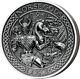 Cook Islands 2016 10$ The Norse Gods Loki 2 oz Antique finish Silver Coin