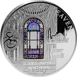 Cook Islands 2016 10$ Windows Of Heaven Hagia Sophia Istanbul Silver Proof