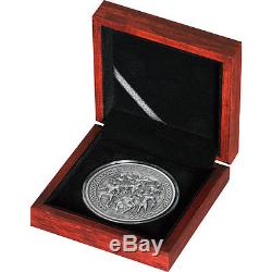 Cook Islands 2016 25$ Norse Gods Odin Thor Heimdall Antique finish Silver Coin
