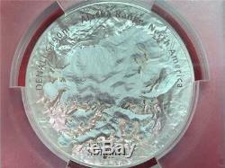 Cook Islands 2016 $25 The 7 Summits Denali 5 Oz. 999 Silver Pcgs Ms-69