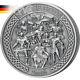 Cook Islands 2016 25$ The Norse Gods Tyr Hel Sif 5oz Antique finish Silver Coin