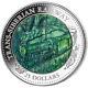 Cook Islands 2016 25$ Trans-Siberian Railway 5oz Mother of Pearl Proof Ag Coin