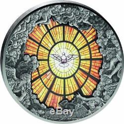 Cook Islands 2016 $ 40 Giant Windows of Heaven St. Peter's Basilica 10 Oz Coin