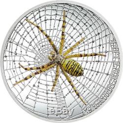 Cook Islands 2016 $5 Magnificent Life Spider 1 Oz Silver Coin