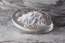 Cook Islands 2016 7 Summits Denali 25$ Silver 999 5 Oz Silver Coin PRE SALE